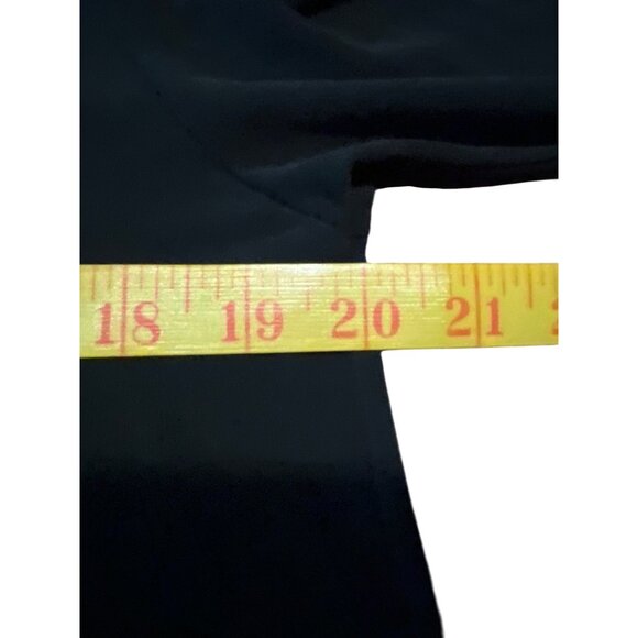 Black 3/4 Sleeve Flowy Tunic Top By Alembicr Size 2 - Picture 5 of 7